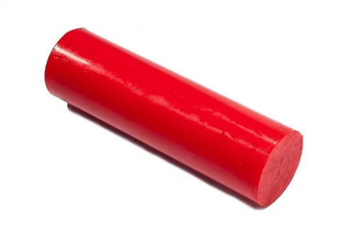 Полиуретан стержень Ф 120 мм (L~400 мм, ~5,7 кг, красный) Россия фото 2
