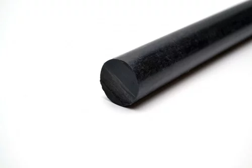 Полиацеталь черный стержень ПОМ-С Ф 30 мм (L=1000 мм, ~1,14 кг) фото 2