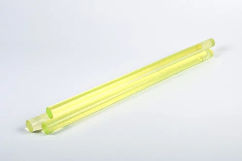 Полиуретан стержень Ф 25 мм   (L=500 мм, ~0,4 кг, жёлтый) Китай